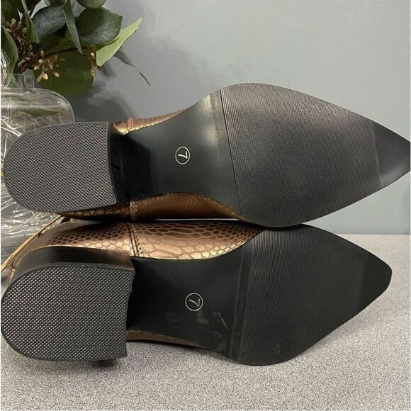 Seven7 Western Copper Boots Size 7 - Picture 7 of 8